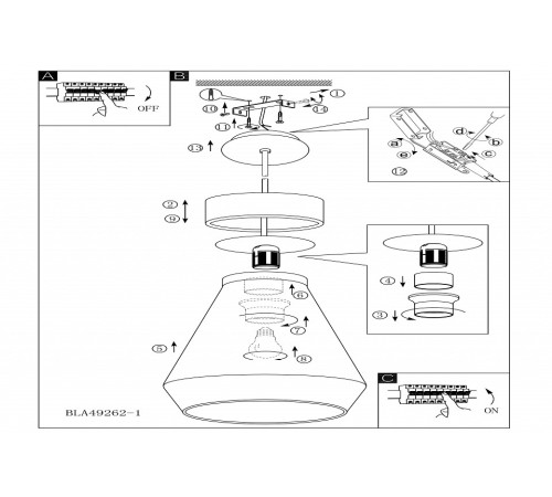 Подвесной светильник Eglo Brixham 49262