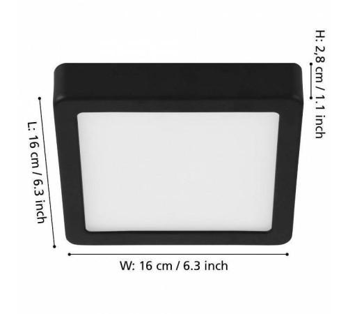 Накладной светильник Eglo ПРОМО Fueva 5 900586