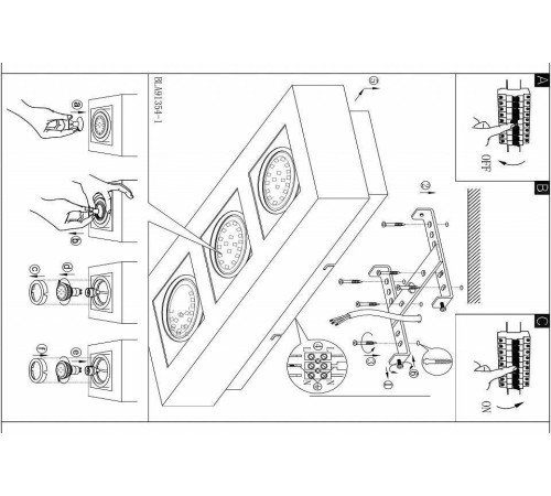 Накладной светильник Eglo ПРОМО Loke 1 91354