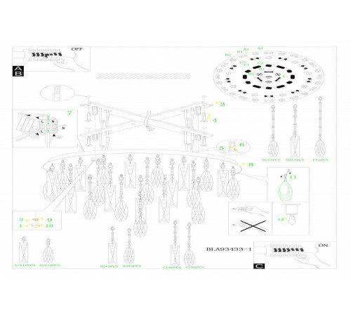 Накладной светильник Eglo Calaonda 93433