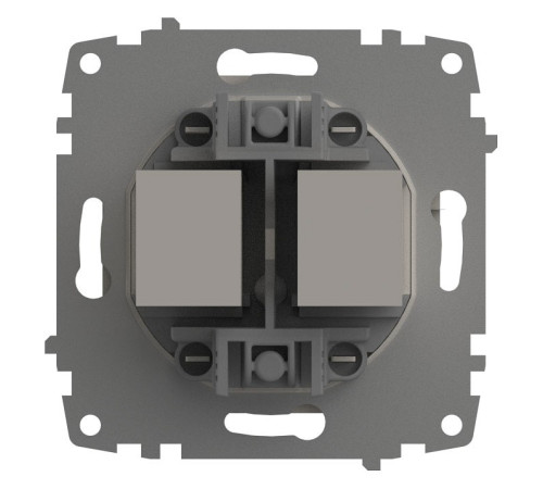 Розетка двойная Ethernet RJ-45 без рамки Elbi Eleсtriс Zena Vega 609-010200-248