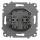 Розетка без заземления, без рамки Elbi Eleсtriс Zena Vega 609-011000-215