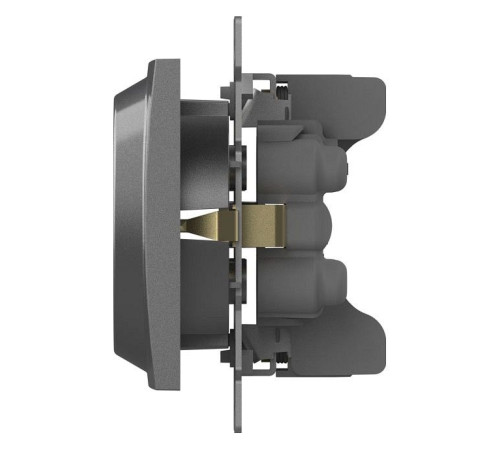 Розетка двойная с заземлением, без рамки Elbi Eleсtriс Zena Vega 609-011000-907