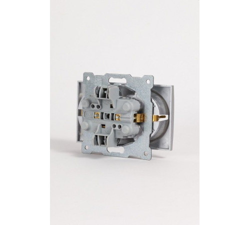 Розетка двойная с заземлением, без рамки Elbi Eleсtriс Zena Vega 609-011000-907