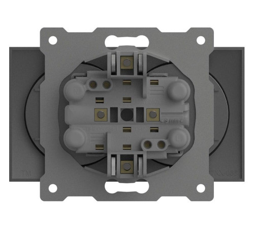 Розетка двойная без заземления, без рамки Elbi Eleсtriс Zena Vega 609-011000-908