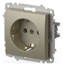 Розетка с заземлением, без рамки Elbi Eleсtriс Zena Vega 609-011400-217