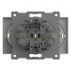 Розетка двойная с заземлением, без рамки Elbi Eleсtriс Zena Vega 609-015600-907