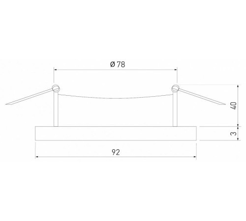 Встраиваемый светильник Elektrostandard 122 MR16 a055671