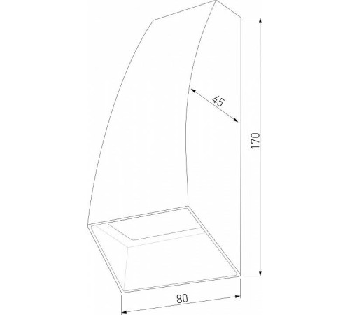 Накладной светильник Elektrostandard Forw a057010