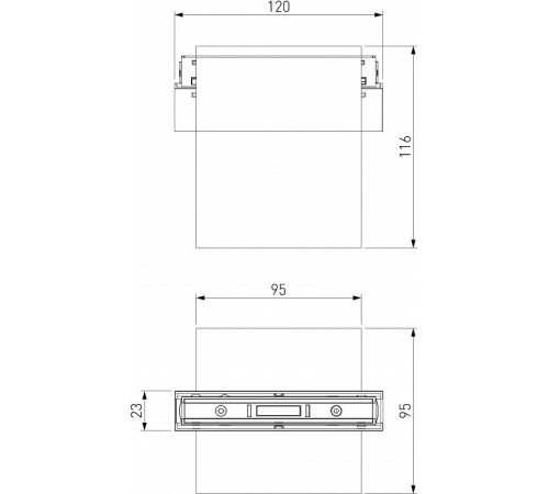 Накладной светильник Elektrostandard Slim Magnetic a063498
