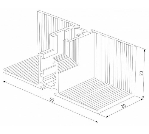 Соединитель угловой внутренний для треков встраиваемых Elektrostandard Mini Magnetic a065638