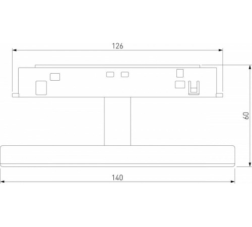 Накладной светильник Elektrostandard Slim Magnetic a065984