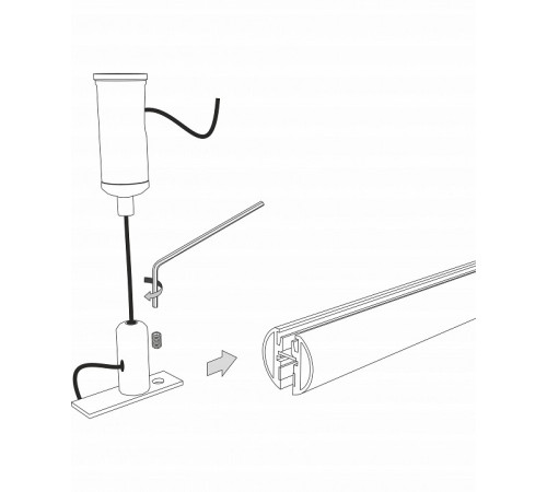 Подвес для трека Elektrostandard Mini Magnetic a067255