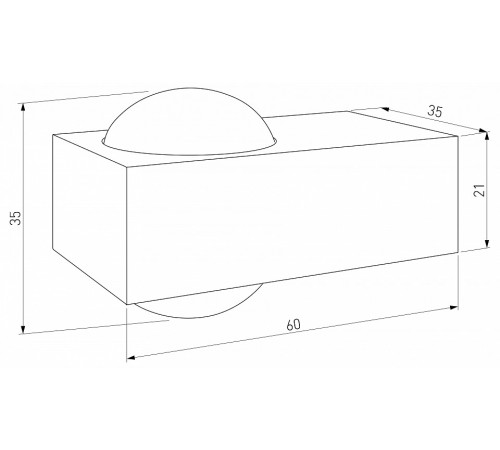 Накладной светильник Elektrostandard Lenses 35191/W серый