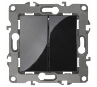 Переключатель двухклавишный без рамки Эра Эра 12 12-1106-06