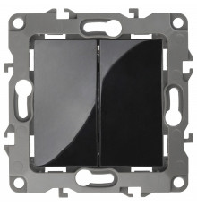 Переключатель двухклавишный без рамки Эра Эра 12 12-1106-06