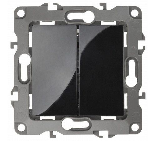 Переключатель двухклавишный без рамки Эра Эра 12 12-1106-06