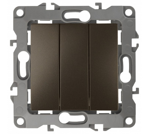 Переключатель трехклавишный без рамки Эра Эра 12 12-1107-13