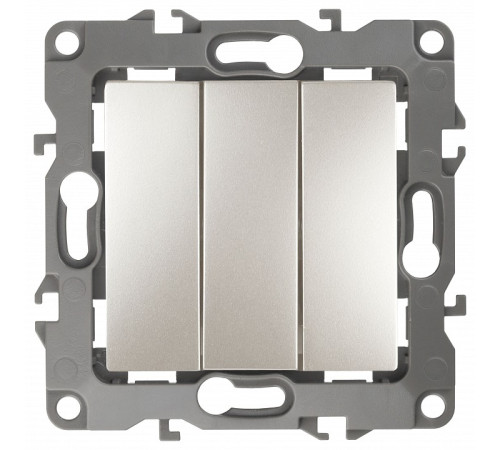 Переключатель трехклавишный без рамки Эра Эра 12 12-1107-15