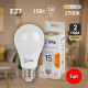 Лампа светодиодная Эра Стандарт LED A60-15W-827-E27