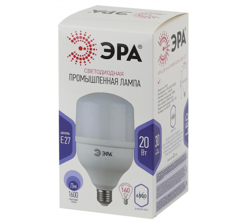 Лампа светодиодная Эра LED POWER T80-20W-6500-E27