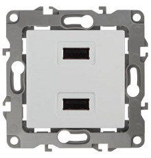 Розетка USB, без рамки Эра Эра 12 12-4110-01