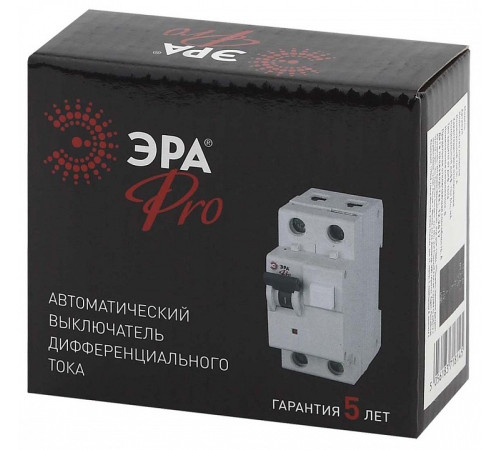 Дифференциальный автоматический выключатель электронный 1P+N Эра АВДТ 63 NO-901-92