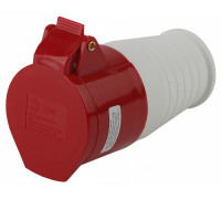 Розетка с заземлением Эра  R-16-3P-PE-N-IP44