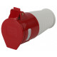 Розетка с заземлением ЭРА R-32-3P-PE-IP44