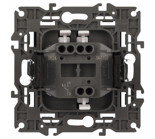 Переключатель одноклавишный без рамки Эра Эра Elegance 14-1103-05