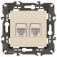Розетка Ethernet RJ-45 без рамки Эра Эра Elegance 14-3108-02
