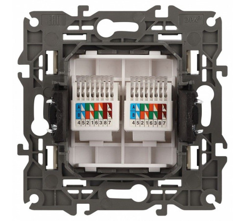 Розетка Ethernet RJ-45 без рамки Эра Эра Elegance 14-3108-02