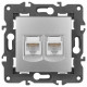 Розетка Ethernet RJ-45 без рамки Эра Эра Elegance 14-3108-03