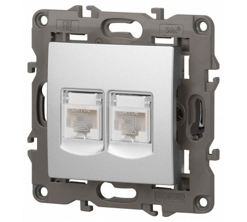 Розетка Ethernet RJ-45 без рамки Эра Эра Elegance 14-3108-03