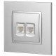 Розетка Ethernet RJ-45 без рамки Эра Эра Elegance 14-3108-03