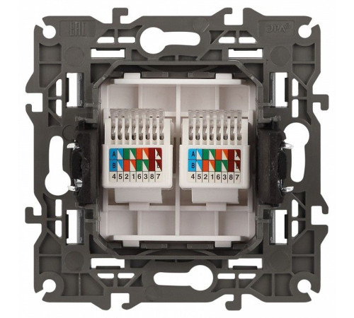 Розетка Ethernet RJ-45 без рамки Эра Эра Elegance 14-3108-03