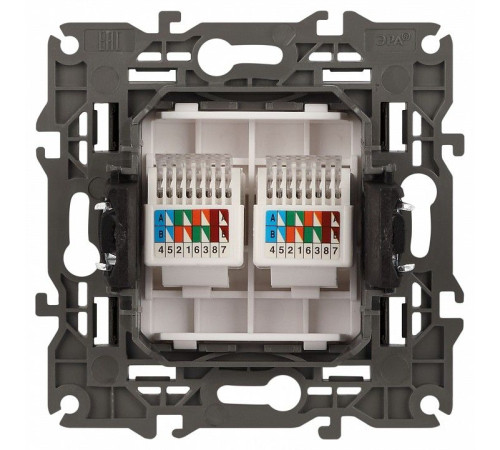 Розетка Ethernet RJ-45 без рамки Эра Эра Elegance 14-3108-05