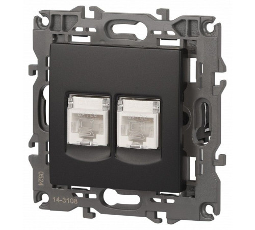 Розетка Ethernet RJ-45 без рамки Эра Эра Elegance 14-3108-05