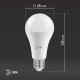Лампа светодиодная Эра Стандарт LED A65-21W-860-E27
