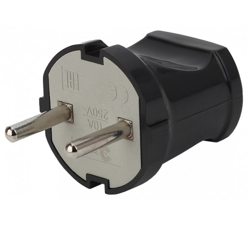 Вилка прямая без заземления Эра Vx1-B