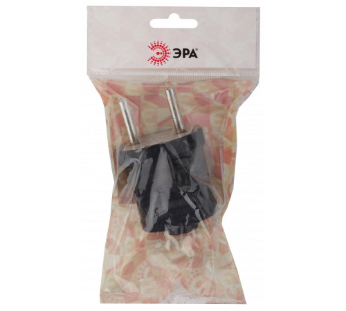 Вилка прямая без заземления Эра Vx1-B