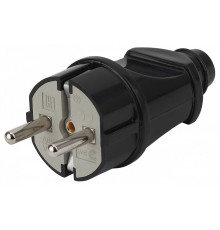 Вилка прямая с заземлением Эра  Vx2-B