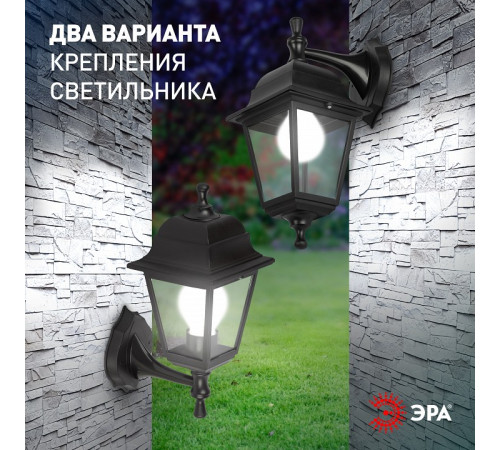 Светильник на штанге Эра НБУ 04-60-001 черный