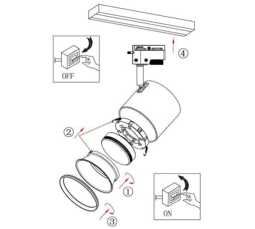 Светильник на штанге Эра TR15 Б0048545