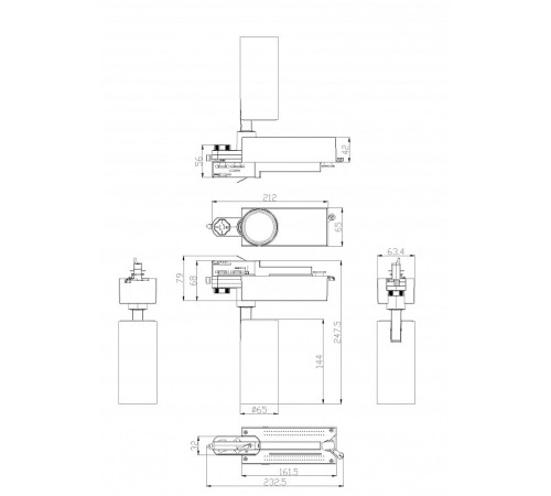 Светильник на штанге Эра SТR-30-36-40K-W20
