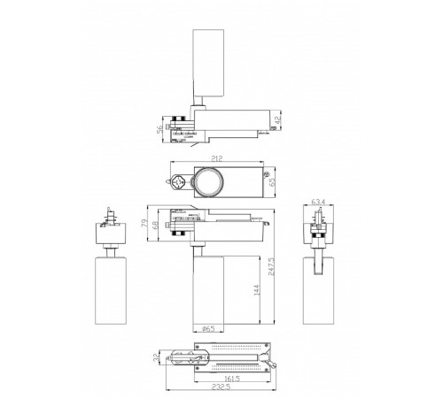 Светильник на штанге Эра SТR-30-36-30K-W20