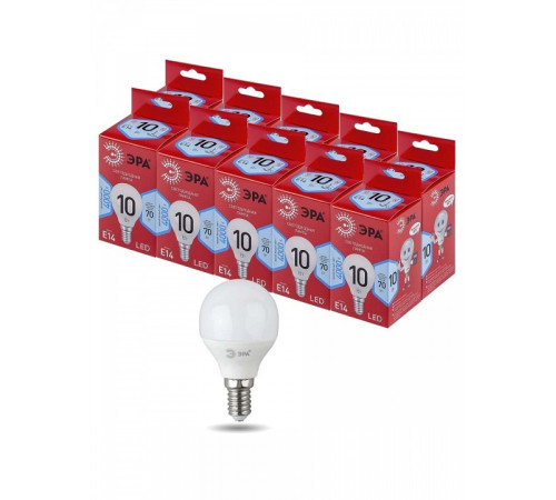 Лампа светодиодная Эра LED P45-10W-840-E14 R