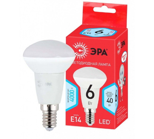 Лампа светодиодная Эра LED R50-6W-840-E14 R