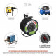 Удлинитель с выключателем Эра RMx-4es-3x2.5-50m-IP44(KG)