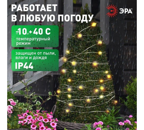 Гирлянда на солнечных батареях Эра ERASF22-42